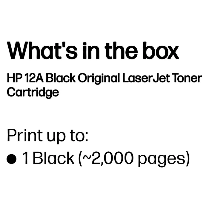 Γνήσιο Toner HP 12A original LaserJet original Q2612A Black 2.000 pages 1-pack
