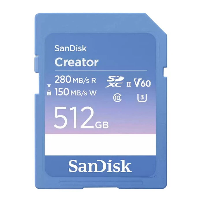 Κάρτα Μνήμης SD 512GB SanDisk Creator UHS-II
