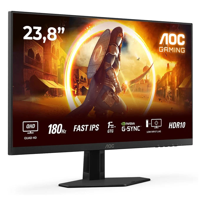 Monitor 23,8" AOC Q24G4RE 16:09 2xHDMI+DP IPS Black-red