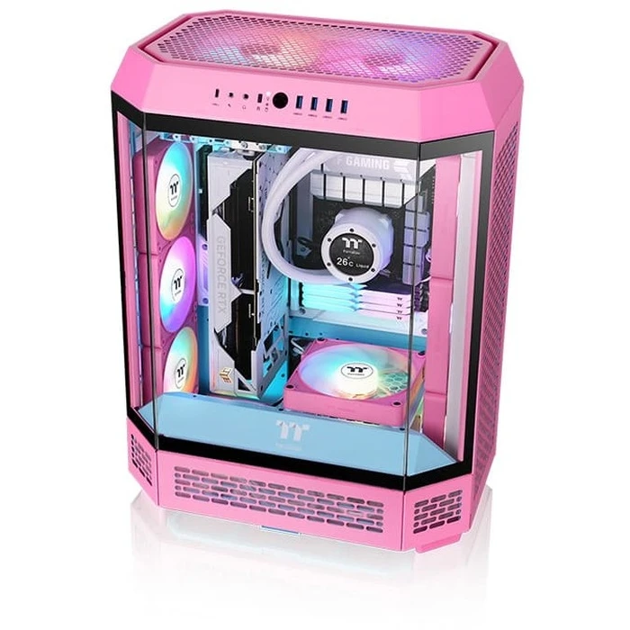 Case Fan 140mm Thermaltake CT140 EX ARGB SyncPink 3 Pack