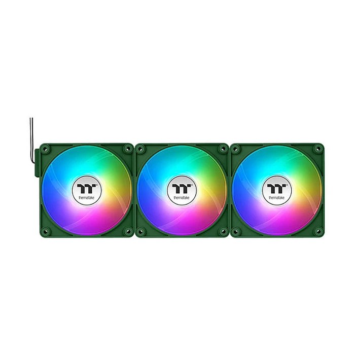 Case Fan 120mm Thermaltake CT120 EX ARGB SyncRacing Green 3 Pack