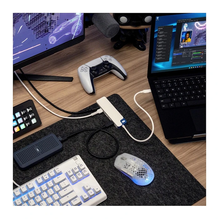 USB Hub Targus HyperDrive Flex 5 Port USB-C Hub Blue