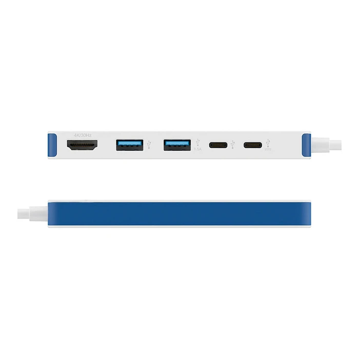 USB Hub Targus HyperDrive Flex 5 Port USB-C Hub Blue