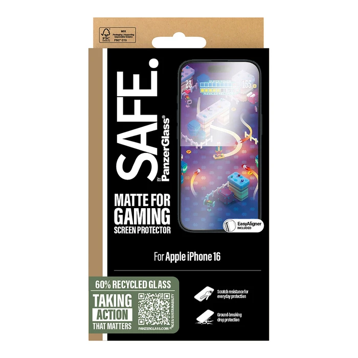 Προστατευτικό Οθόνης PanzerGlass Safe Gaming iPhone 16/15 UWF