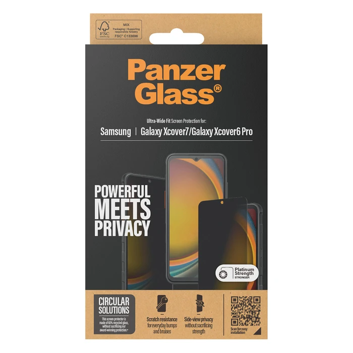 Προστατευτικό Οθόνης PanzerGlass Privacy Galaxy Xcover7 Xcover6 Pro UWF