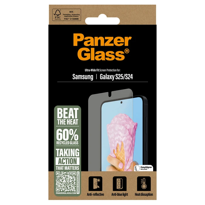 Προστατευτικό Κινητού PanzerGlass All-in-One Screen Protector Samsung Galaxy S25