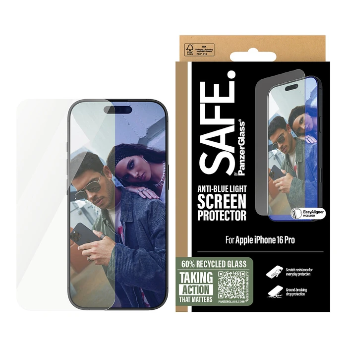 Προστατευτικό Οθόνης PanzerGlass Safe EyeCare iPhone 16 Pro UWF