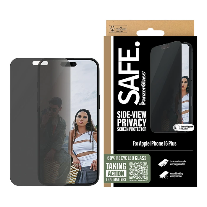 Προστατευτικό Οθόνης PanzerGlass Safe Privacy iPhone 16 Plus UWF