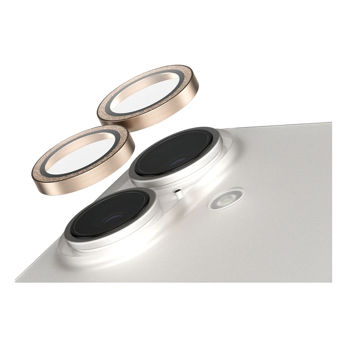 Προστατευτικό Κάμερας PanzerGlass Safe Glitter Gold iPhone 16/16 Plus