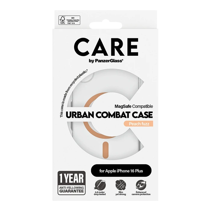 Θήκη Κινητού PanzerGlass CARE Flagship Peachy MagSAFE iPhone 16 Plus