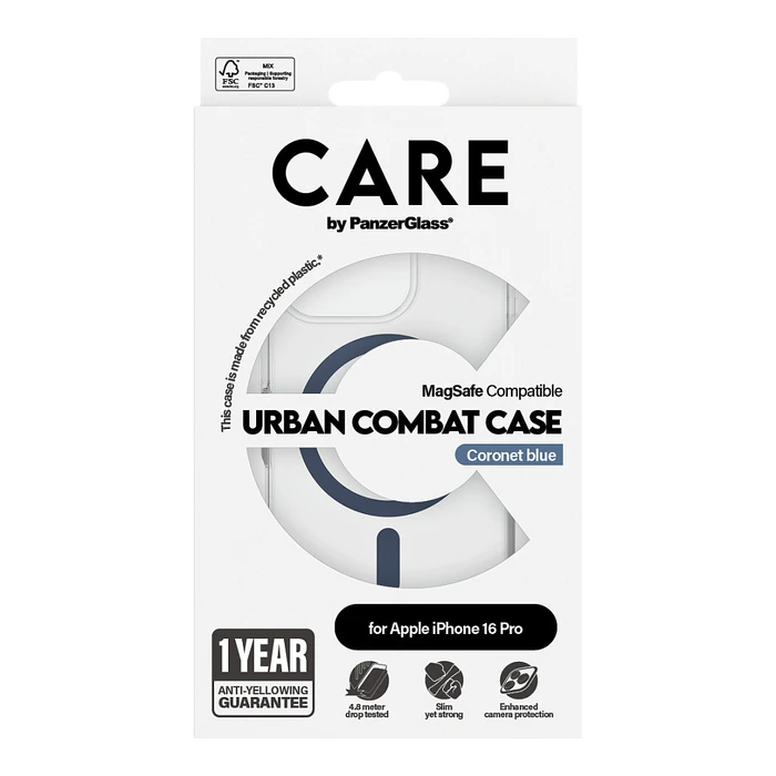 Θήκη Κινητού PanzerGlass CARE Flagship Blue MagSAFE iPhone 16 Pro