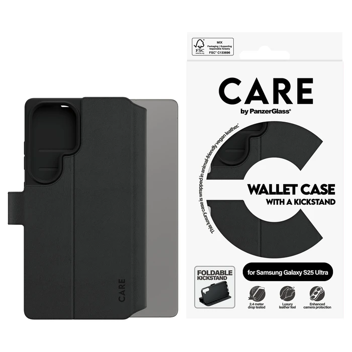 Θήκη Κινητού PanzerGlass CARE Feature Wallet w. Kickstand Samsung Galaxy S25 Ultra