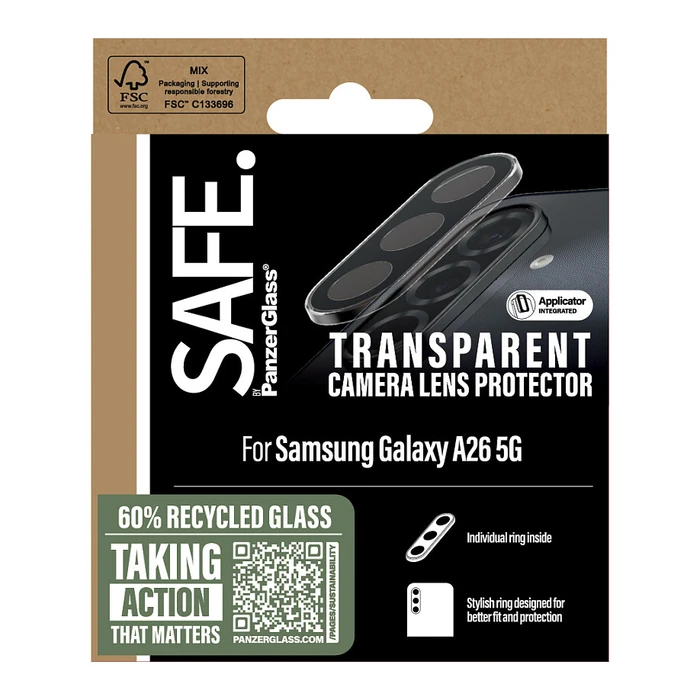Προστατευτικά Κάμερας Κινητού SAFE. Clear Samsung Galaxy A26 5G