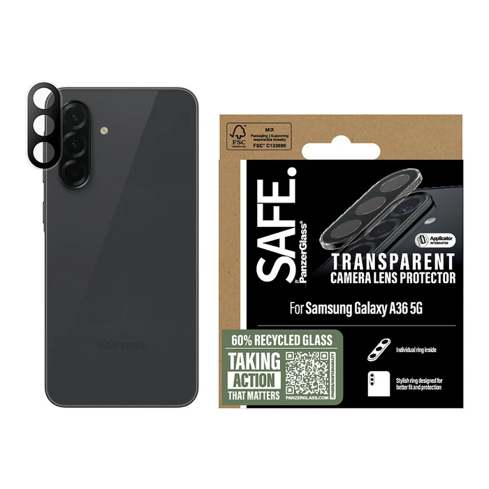Προστατευτικά Κάμερας Κινητού SAFE. Clear Samsung Galaxy A36 5G