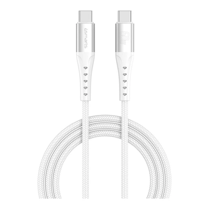 Καλώδιο Κινητού 4Smarts USB-C PrimeCord 60W 1.5m. wei