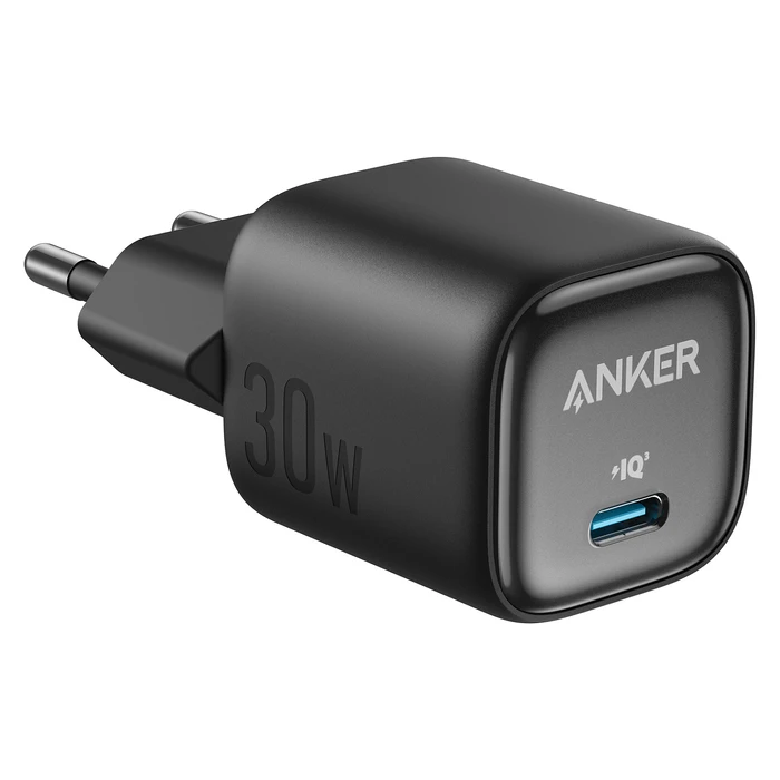 Φορτιστής Πρίζας Anker 30W kompaktes GaN Fast charger 1x USB-C Black