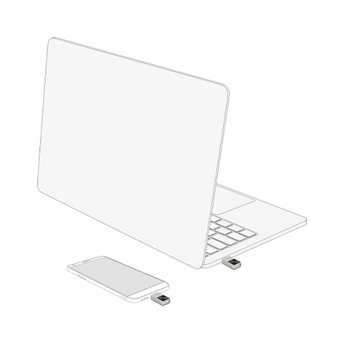 USB Stick 32GB Delock Mini USB 5Gbps USB-C Metallgehäuse