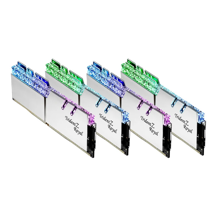 Μνήμη RAM Σταθερού DDR4 G.Skill DIMM 64GB DDR4-3600 (4x 16 GB) Quad-Kit (Silver. F4-3600C16Q-64GTRSC. Trident Royal. Intel XMP)
