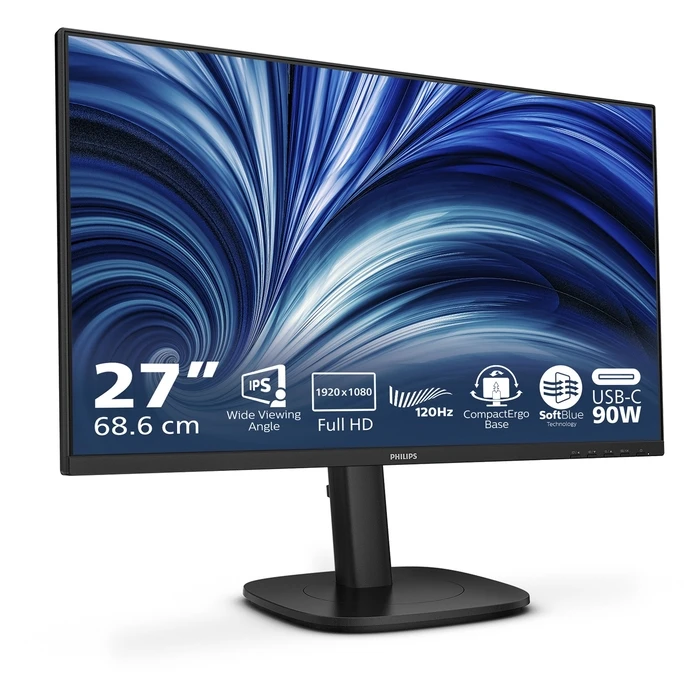 Monitor 24" Philips 24B2U3301 16:09 HDMI+DP+USB-C IPS