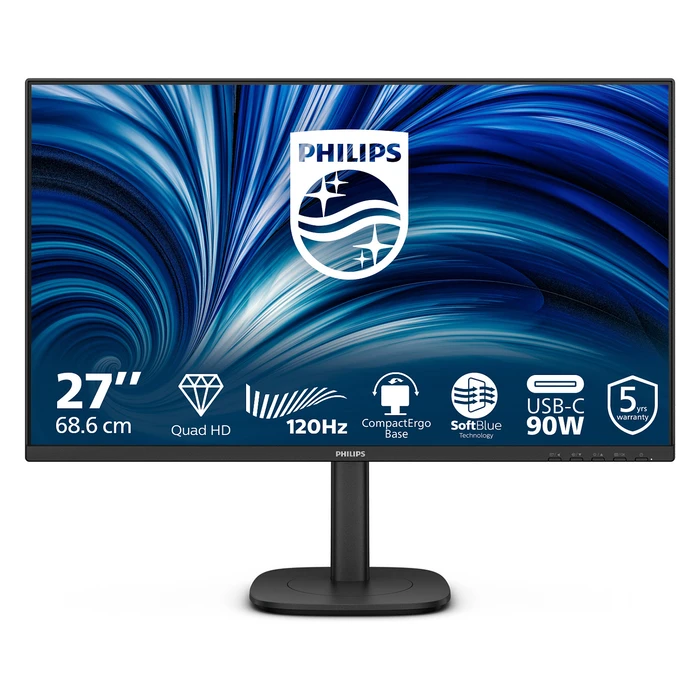 Monitor 27" Philips 27B2U3601 16:09 HDMI+DP+USB-C IPS Li.