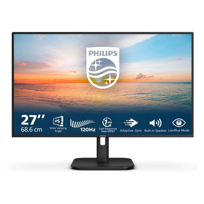 Monitor 27" Philips 27E1N1200A 16:09 VGA+HDMI+DP IPS bl.