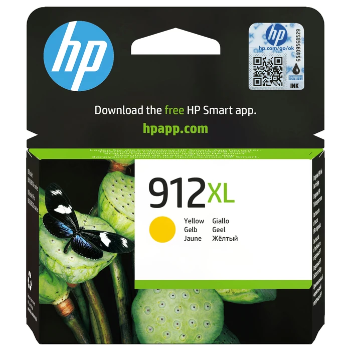 Γνήσιο Μελάνι HP 912XL High Yield Yellow Ink