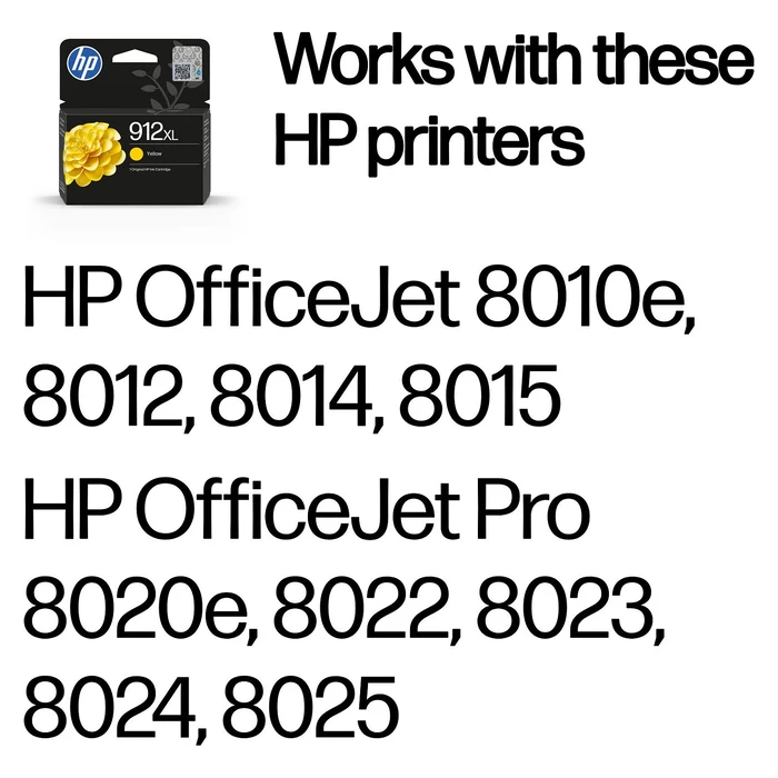 Γνήσιο Μελάνι HP 912XL High Yield Yellow Ink