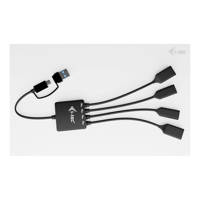 USB Hub i-tec USB-C/USB-A Cable HUB 4 port 2x USB-C 3.2 Gen 1 2x USB-A 3.2 Gen 1