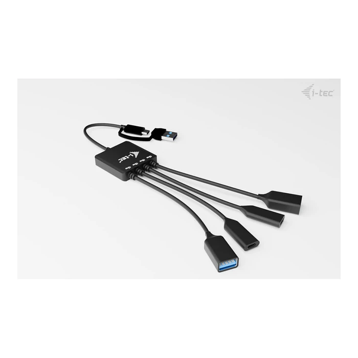 USB Hub i-tec USB-C/USB-A Cable HUB 4 port 2x USB-C 3.2 Gen 1 2x USB-A 3.2 Gen 1