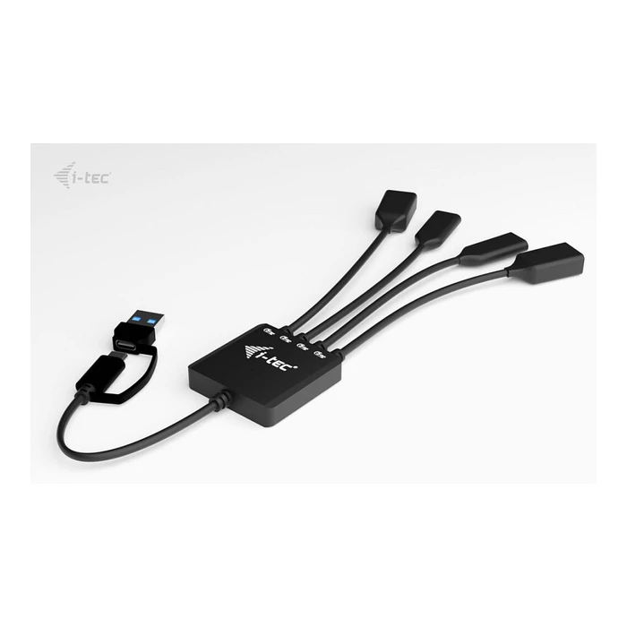USB Hub i-tec USB-C/USB-A Cable HUB 4 port 2x USB-C 3.2 Gen 1 2x USB-A 3.2 Gen 1