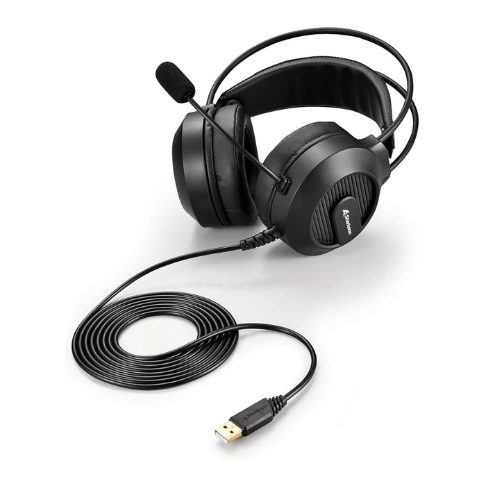 Gaming Headset Sharkoon Skiller SGH20 (Black, USB-A)