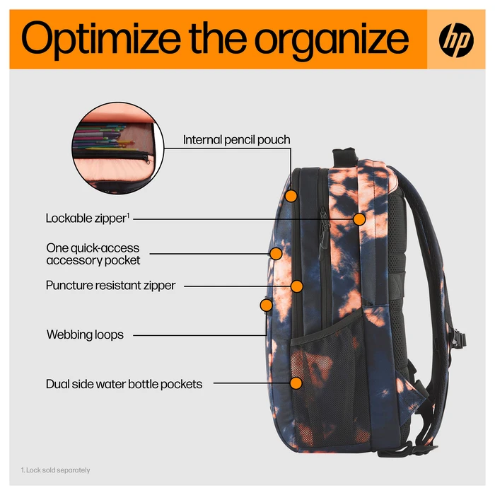Τσάντα Laptop HP Campus XL Tie dye Backpack (P)