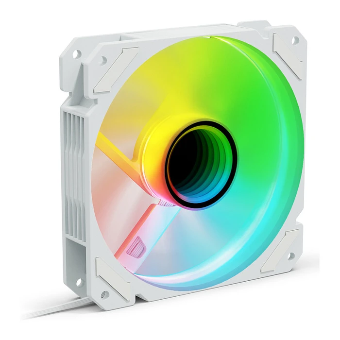 Case Fan 120mm Sharkoon SHARK Mirror RGB PWM REVERSE White