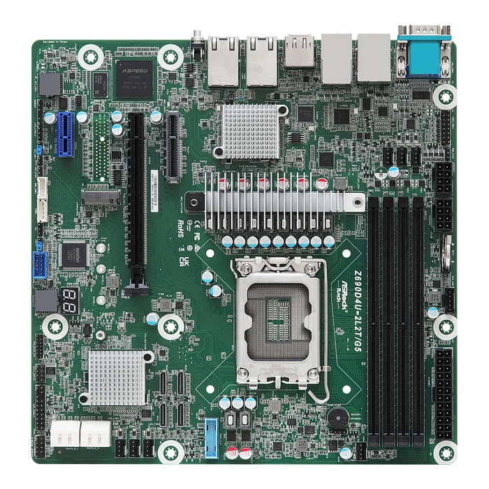 Motherboard ASRock Z690D4U-2L2T/G5 micro-ATX Sockel 1700 DDR5-only Single