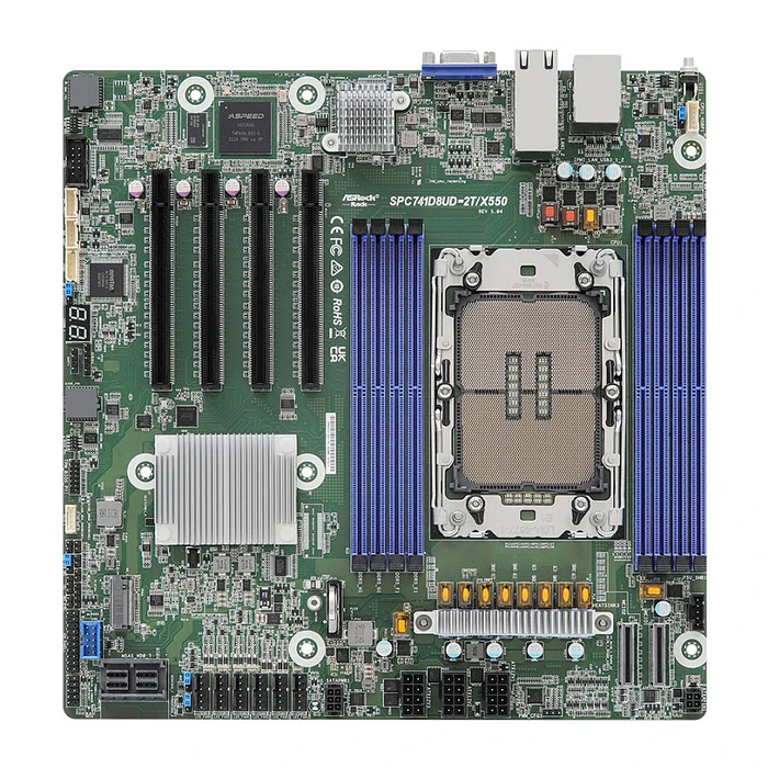 Motherboard ASRock SPC741D8UD-2T/X550 micro-ATX Sockel 4677 Single