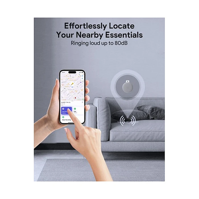 Ασύρματος Φορτιστή Aukey Track Mate 1 BT Tracker with Find My Dark Gray