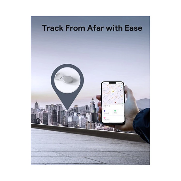 Ασύρματος Φορτιστή Aukey Track Mate 1 BT Tracker with Find My Dark Gray