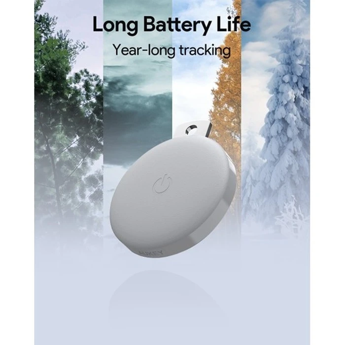 Ασύρματος Φορτιστή Aukey Track Mate 1 BT Tracker with Find My Dark Gray