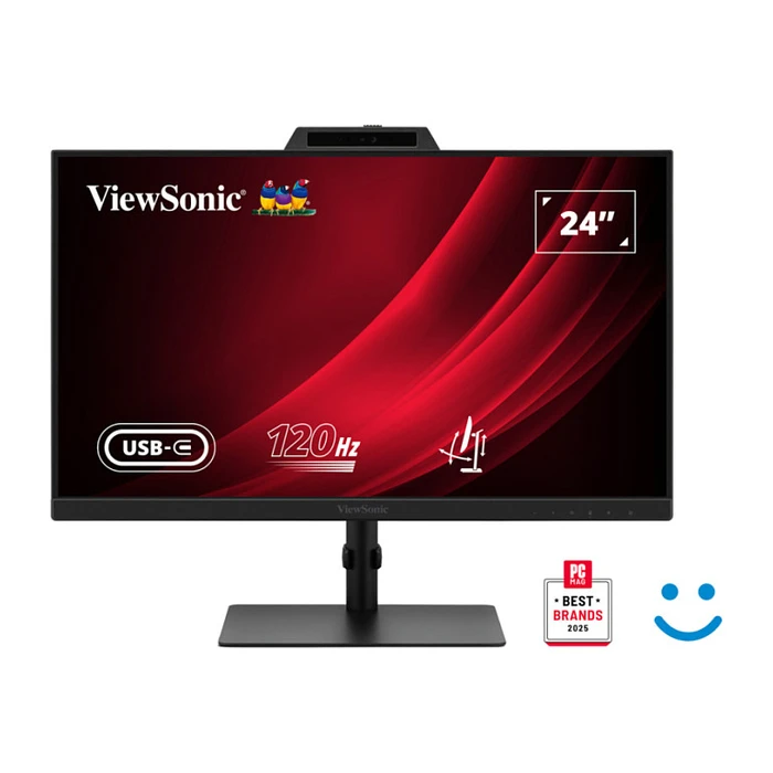 Monitor 24" Viewsonic VG2441V Webcam 16:9 HDMI/DP/USBC 120Hz FHD