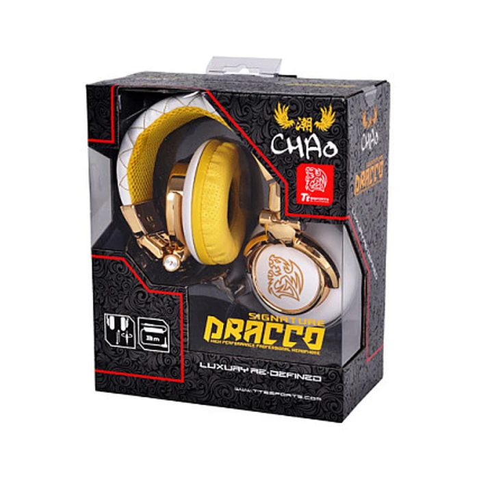 Ακουστικά Thermaltake TteSPORTS/Headset/DRACCO Signature/White/3.5mm