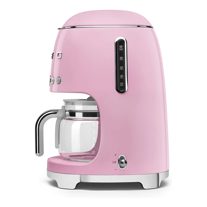 Καφετιέρα Φίλτρου Smeg DCF02PKEU Coffee Machine, 1950s Style, Pink
