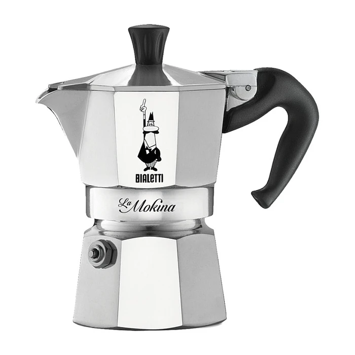 Μπρίκι Espresso Bialetti Moka Pot, 0.4 L, Induction Compatible, Stainless Steel - Aluminum