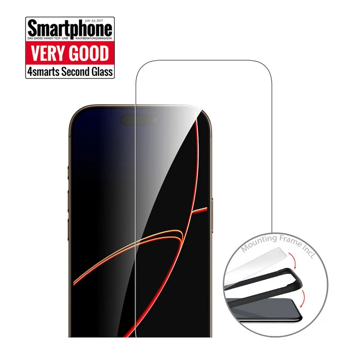 Προστατευτικό Οθόνης 4Smarts Second Glass with Montagerahmen iPhone 17 Pro