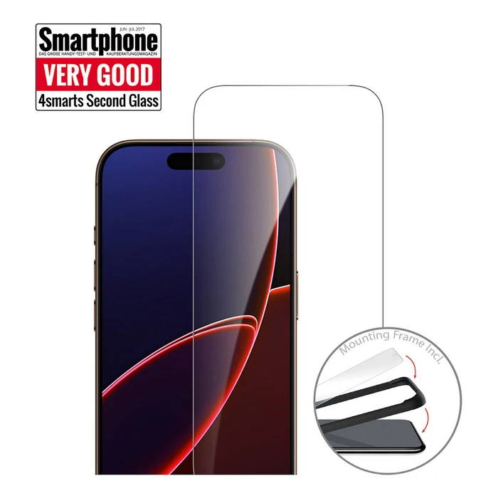 Προστατευτικό Οθόνης 4Smarts Second Glass with Montagerahmen for iPhone 17 Pro Max