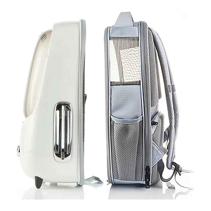 Τσάντα για Μεταφορά PetKit Breezy2 cat backpack carrier with fan cream White