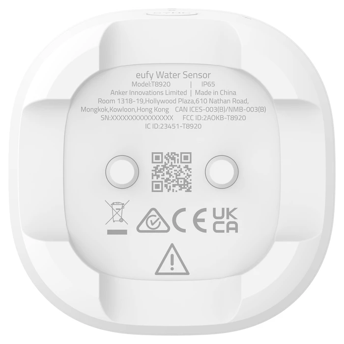 Ανιχνευτής Πλημμύρας eufy - alarm flood and frost sensor - wireless - Wi-Fi - White