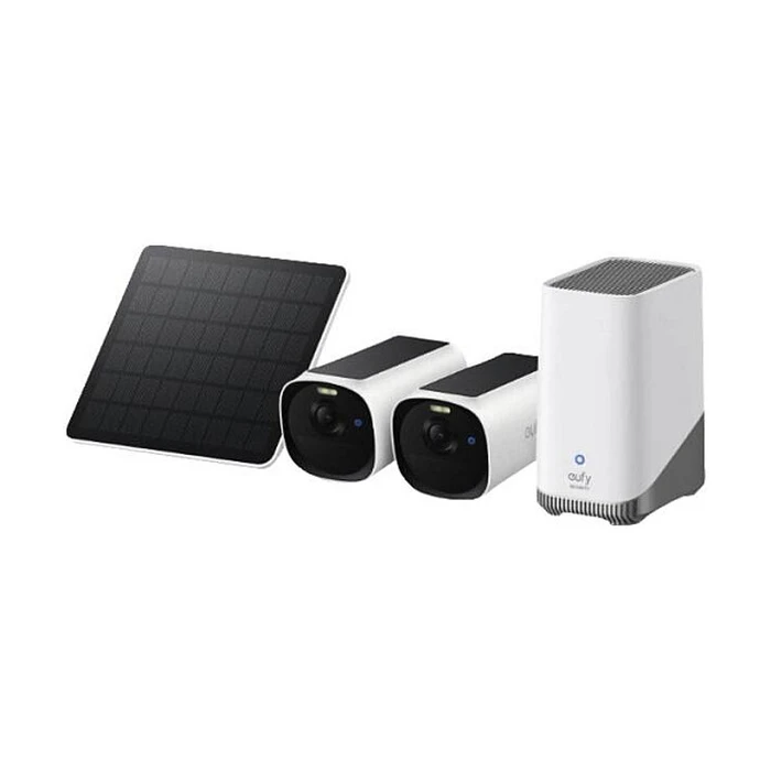 Κάμερα Παρακολούθησης eufy E41 T8144*2+Homebase3*1+3W Solar Panel EU (3)