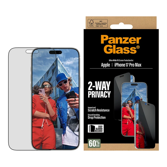 Προστατευτικό Οθόνης PanzerGlass 2-Way Privacy iPhone 17 Pro Max/UWF