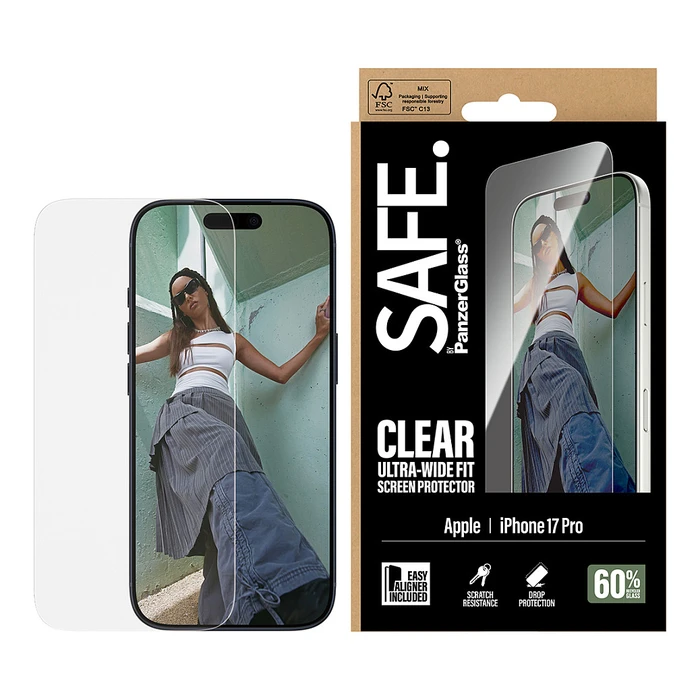 Προστατευτικό Οθόνης PanzerGlass Safe iPhone 17 Pro/UWF