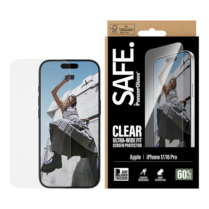 Προστατευτικό Οθόνης PanzerGlass Safe iPhone 17/16 Pro/UWF